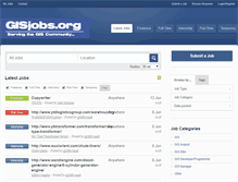 Tablet Screenshot of gisjobs.org